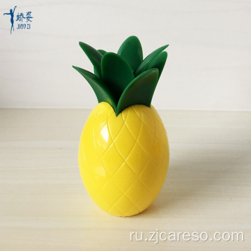 Баночка с ананасовым кремом в форме фруктов для детей